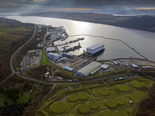 HMNB Clyde aerial photograph