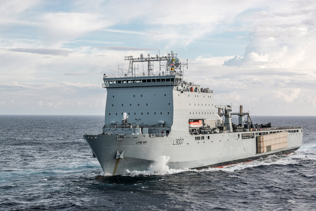 Royal Fleet Auxiliary Bay Class ships photo Prints and framed prints