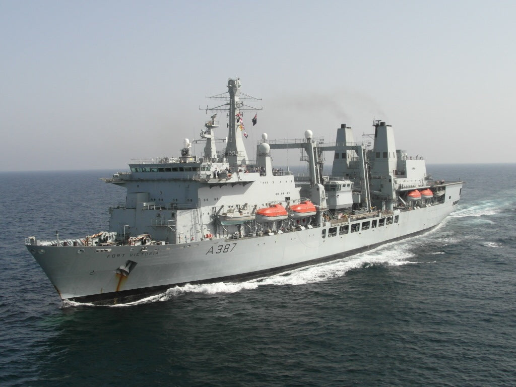 Royal Fleet Auxiliary Fort class replenishment oiler photo Prints and framed prints