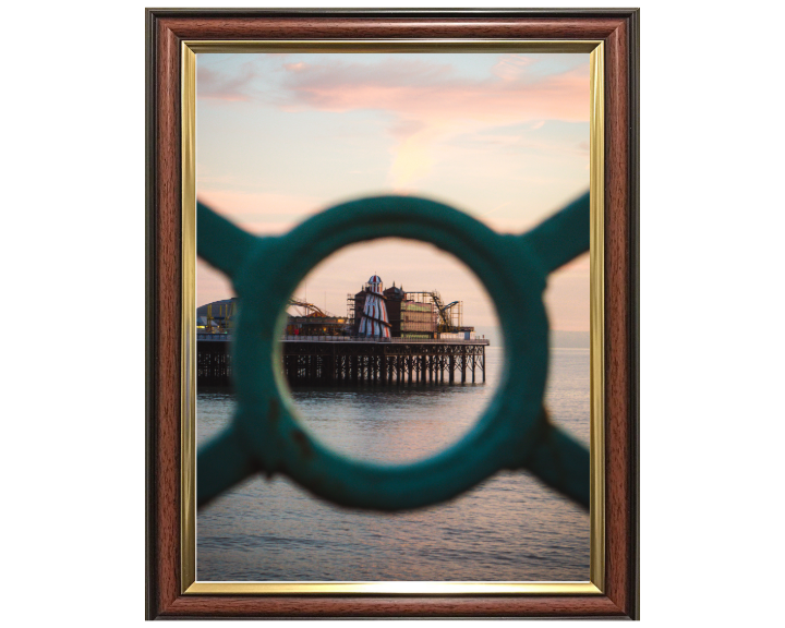 Helter skelter on Brighton pier Print - Canvas - Framed Photo Print - Hampshire Prints