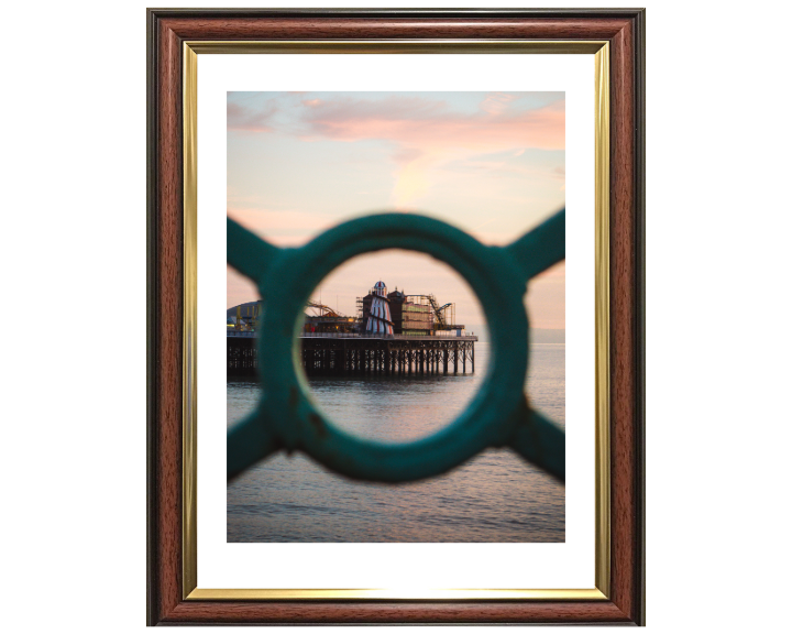 Helter skelter on Brighton pier Print - Canvas - Framed Photo Print - Hampshire Prints