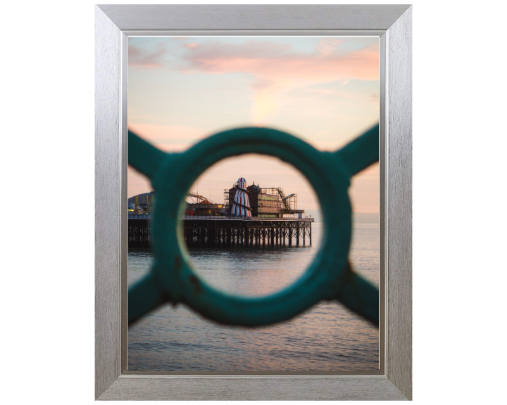 Helter skelter on Brighton pier Print - Canvas - Framed Photo Print - Hampshire Prints