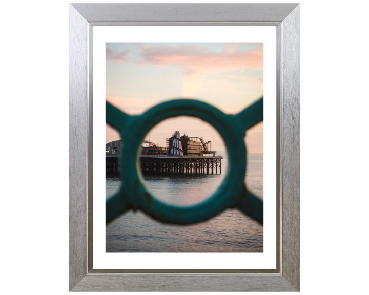 Helter skelter on Brighton pier Print - Canvas - Framed Photo Print - Hampshire Prints