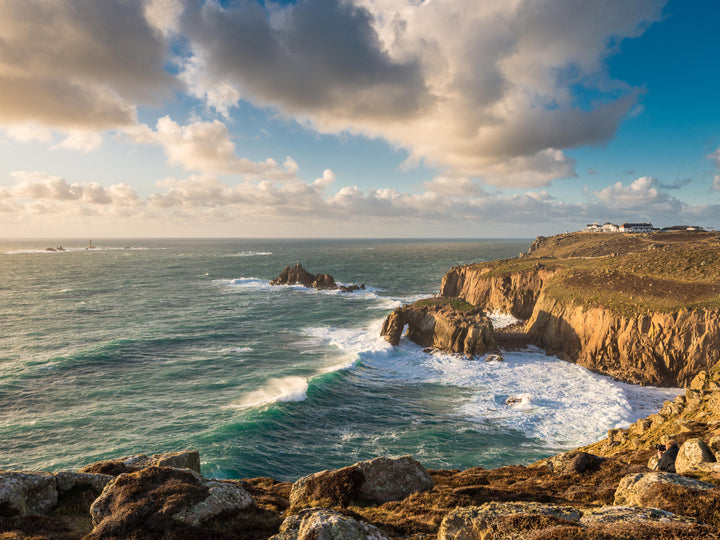 Lands End Cliffs in Cornwall Photo Print - Canvas - Framed Photo Print - Hampshire Prints