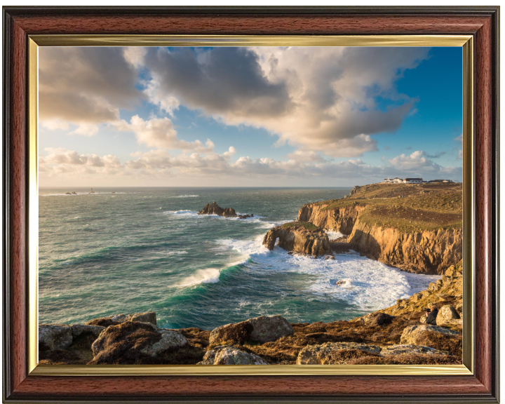 Lands End Cliffs in Cornwall Photo Print - Canvas - Framed Photo Print - Hampshire Prints