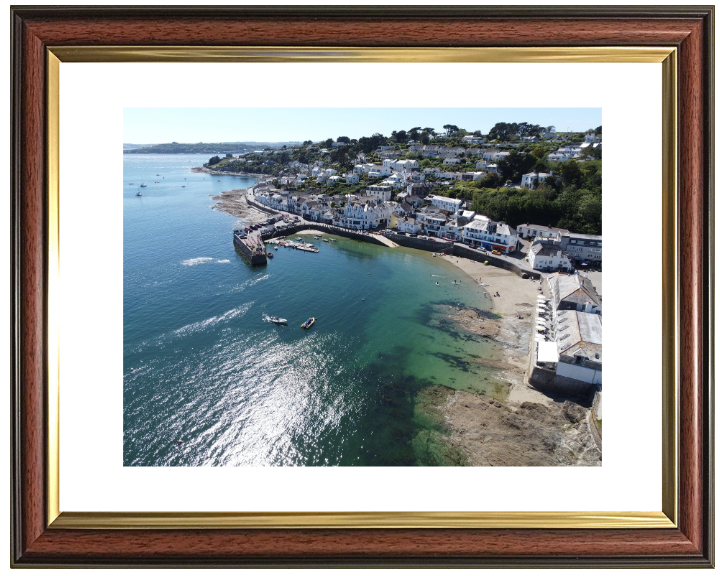 St Mawes in Cornwall from above Photo Print - Canvas - Framed Photo Print - Hampshire Prints