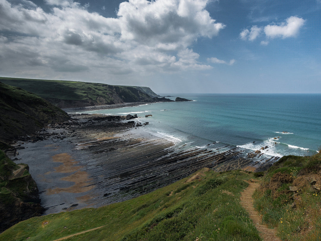 Marsland Cliffs in Cornwall Photo Print - Canvas - Framed Photo Print - Hampshire Prints