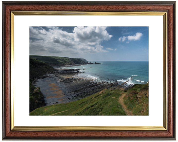 Marsland Cliffs in Cornwall Photo Print - Canvas - Framed Photo Print - Hampshire Prints