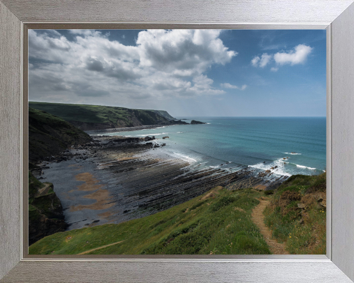 Marsland Cliffs in Cornwall Photo Print - Canvas - Framed Photo Print - Hampshire Prints