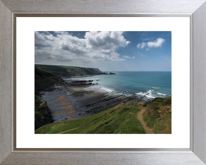 Marsland Cliffs in Cornwall Photo Print - Canvas - Framed Photo Print - Hampshire Prints