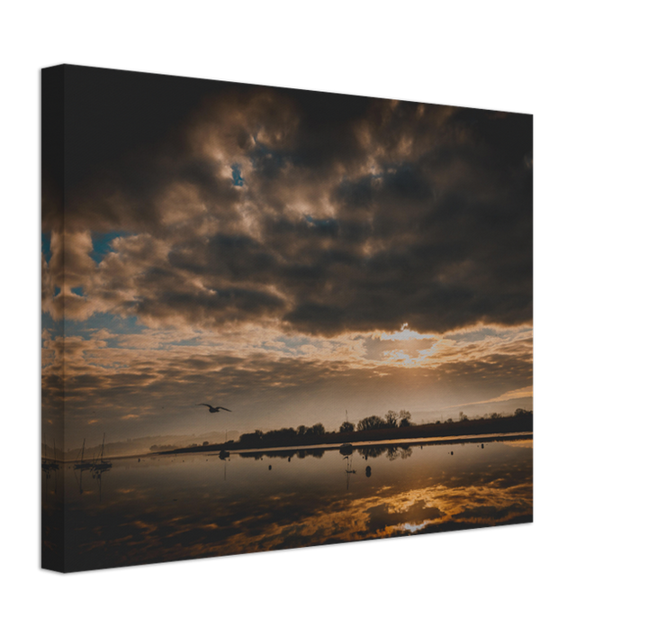 The River Exe Devon at sunset Photo Print - Canvas - Framed Photo Print - Hampshire Prints