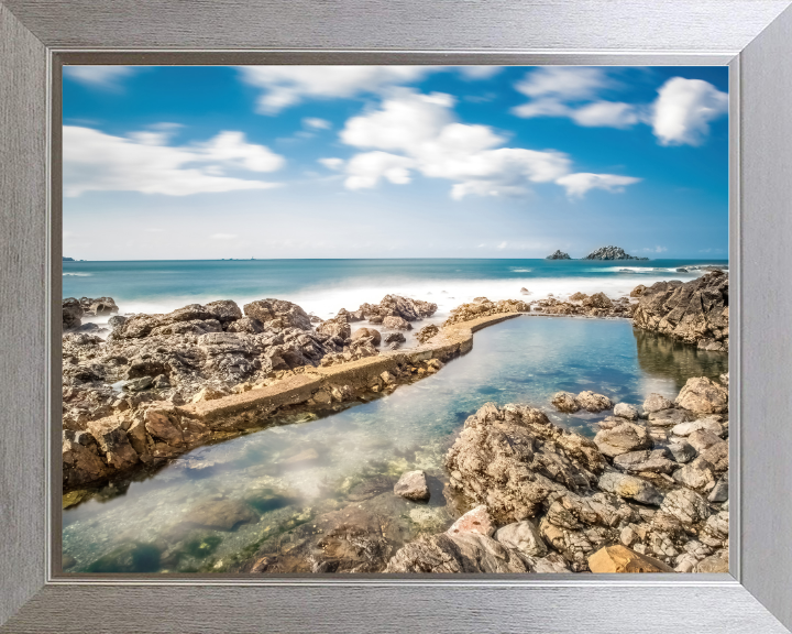 St Just Coast in Cornwall Photo Print - Canvas - Framed Photo Print - Hampshire Prints