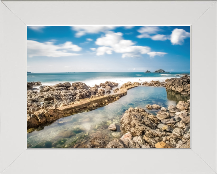 St Just Coast in Cornwall Photo Print - Canvas - Framed Photo Print - Hampshire Prints