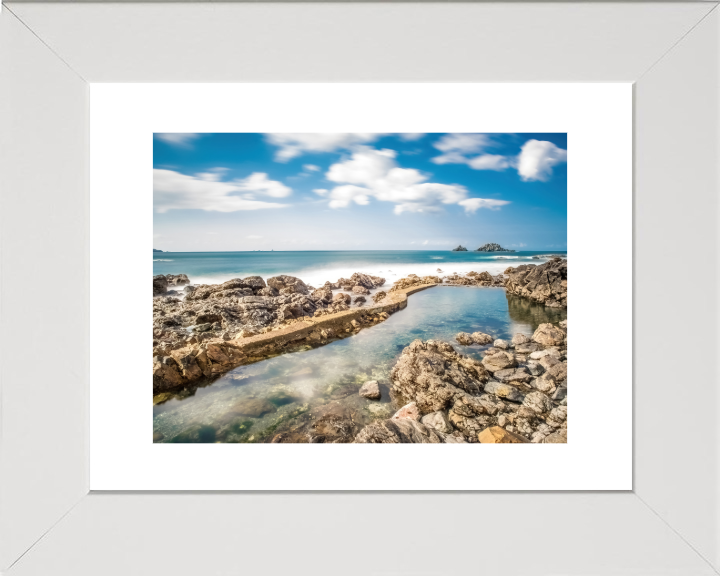 St Just Coast in Cornwall Photo Print - Canvas - Framed Photo Print - Hampshire Prints