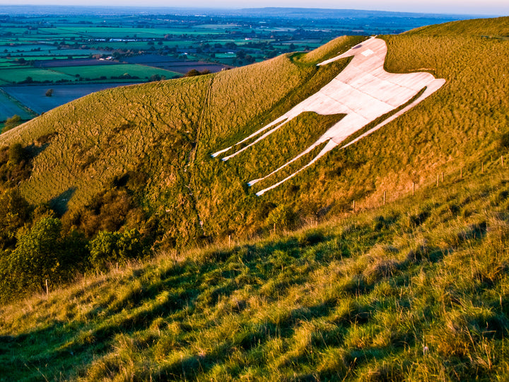 Cherhill White Horse in Wiltshire Photo Print - Canvas - Framed Photo Print - Hampshire Prints