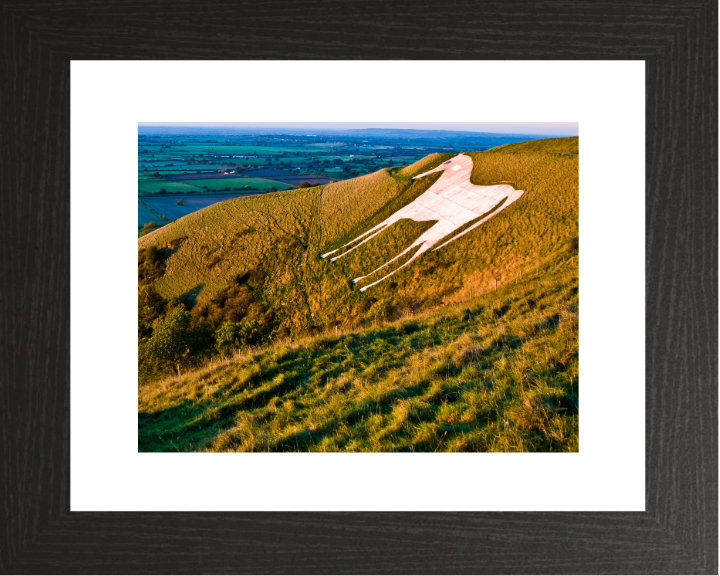 Cherhill White Horse in Wiltshire Photo Print - Canvas - Framed Photo Print - Hampshire Prints