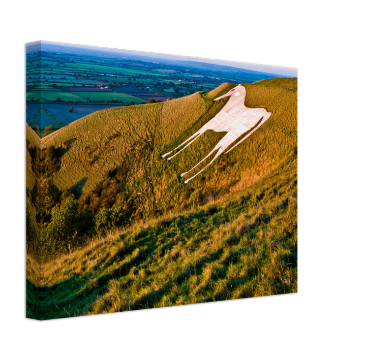 Cherhill White Horse in Wiltshire Photo Print - Canvas - Framed Photo Print - Hampshire Prints