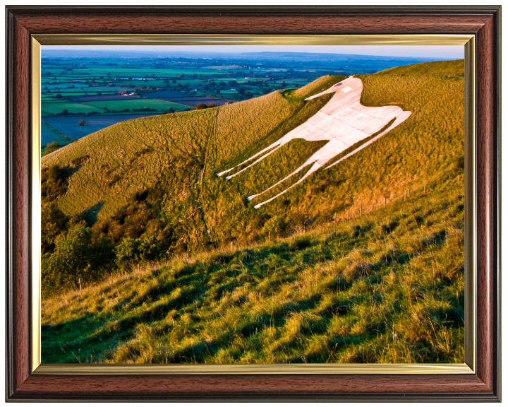 Cherhill White Horse in Wiltshire Photo Print - Canvas - Framed Photo Print - Hampshire Prints