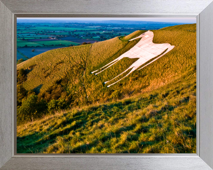 Cherhill White Horse in Wiltshire Photo Print - Canvas - Framed Photo Print - Hampshire Prints