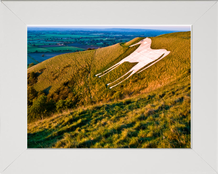 Cherhill White Horse in Wiltshire Photo Print - Canvas - Framed Photo Print - Hampshire Prints