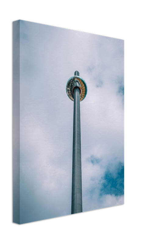 i360 ride on Brighton seafront Photo Print - Canvas - Framed Photo Print - Hampshire Prints