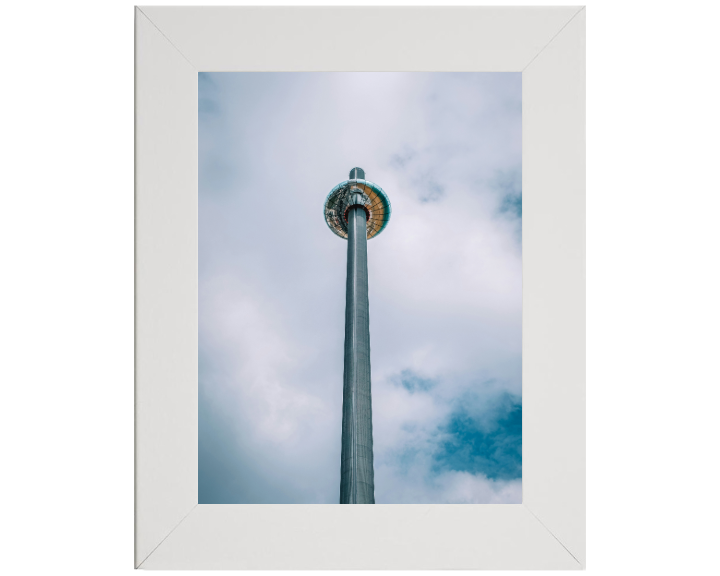 i360 ride on Brighton seafront Photo Print - Canvas - Framed Photo Print - Hampshire Prints