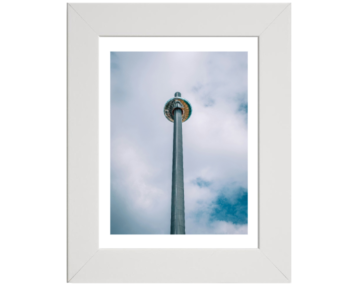 i360 ride on Brighton seafront Photo Print - Canvas - Framed Photo Print - Hampshire Prints