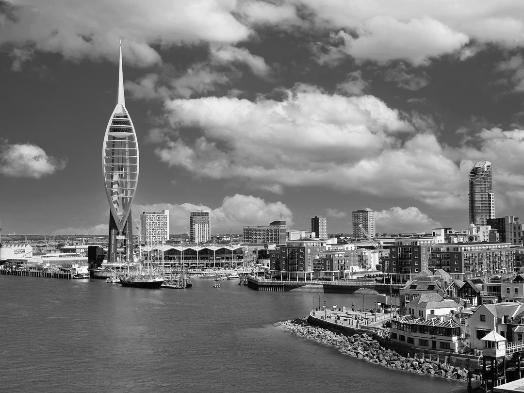 Spice island Old Portsmouth Hampshire from above Photo Print - Canvas - Framed Photo Print - Hampshire Prints