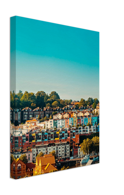 Colourful homes Hotwells Bristol Photo Print - Canvas - Framed Photo Print - Hampshire Prints