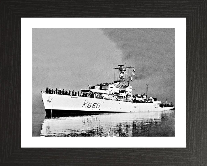 HMS Porlock Bay K650 Royal Navy Bay Class Frigate Photo Print or Framed Print - Hampshire Prints