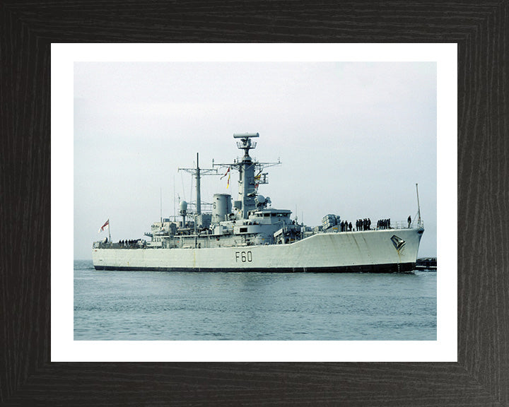 HMS Jupiter F60 Royal Navy Leander class frigate Photo Print or Framed Print - Hampshire Prints