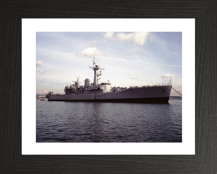 HMS Sirius F40 Royal Navy Leander class frigate Photo Print or Framed Print - Hampshire Prints