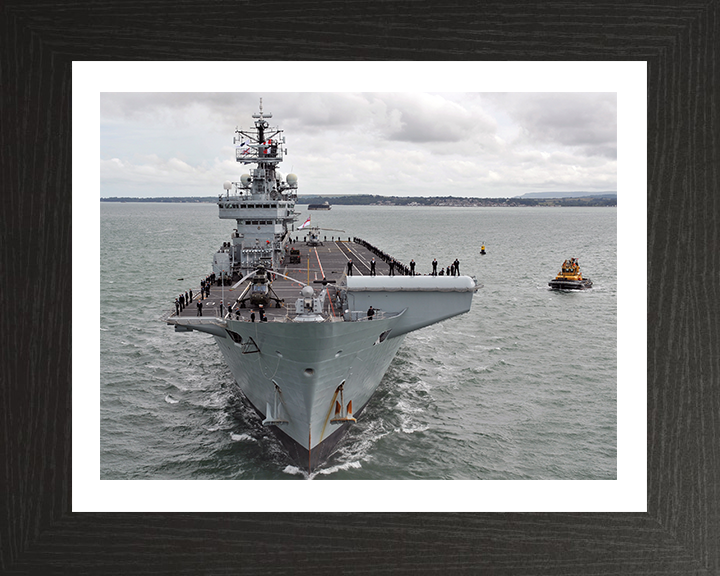 HMS Illustrious R06 | Photo Print | Framed Print | Invincible Class | Aircraft Carrier | Royal Navy