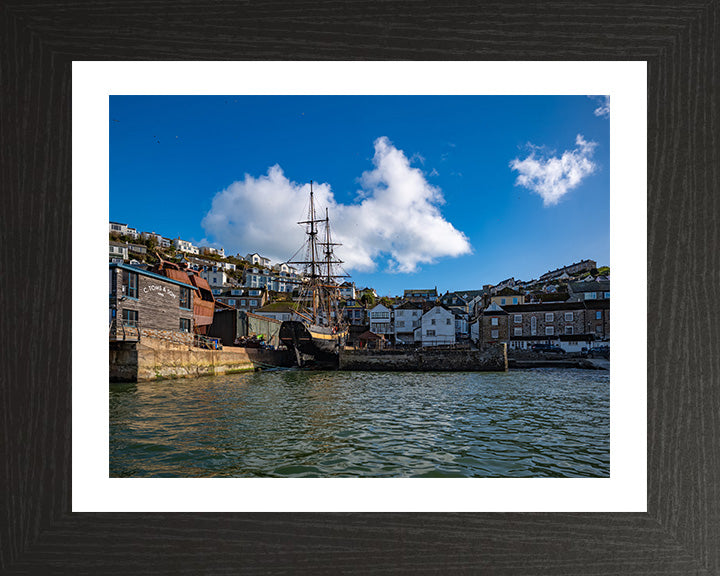 Polruan Harbour Cornwall Photo Print - Canvas - Framed Photo Print - Hampshire Prints