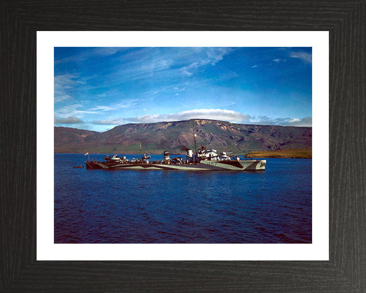 HMS Hesperus H57 Royal Navy H class Destroyer Photo Print or Framed Print - Hampshire Prints