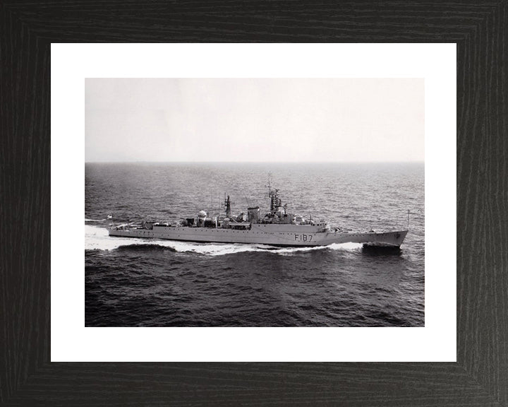 HMS Whirlwind F187 (R87) Royal Navy W class destroyer Photo Print or Framed Print - Hampshire Prints