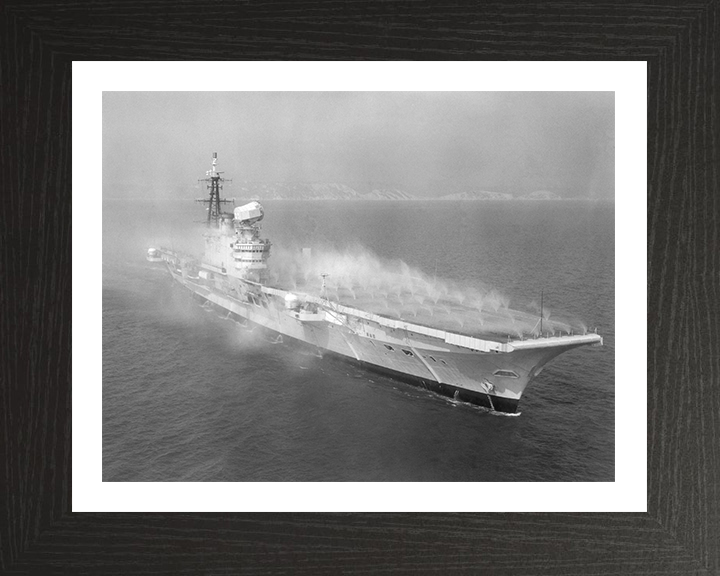 HMS Hermes R12 | Photo Print | Framed Print | Centaur Class | Aircraft Carrier | Royal Navy