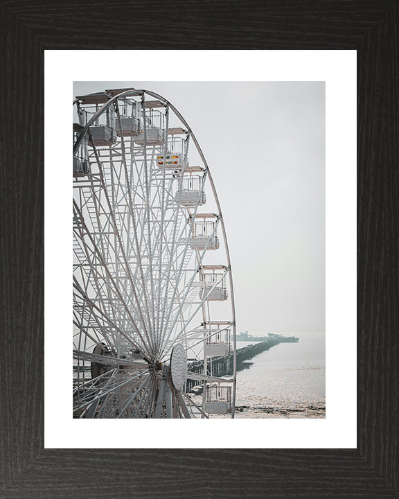 Southend-on-Sea big wheel and pier Essex Photo Print - Canvas - Framed Photo Print - Hampshire Prints