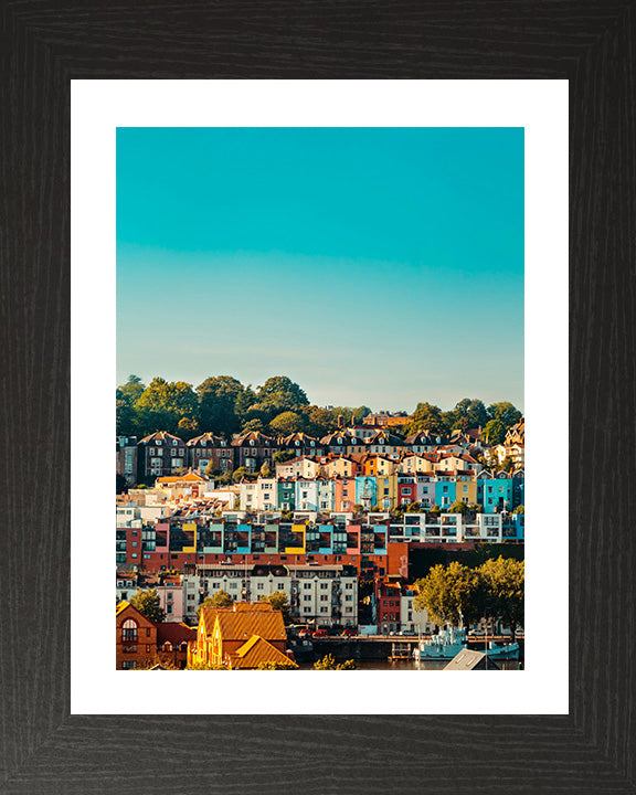 Colourful homes Hotwells Bristol Photo Print - Canvas - Framed Photo Print - Hampshire Prints