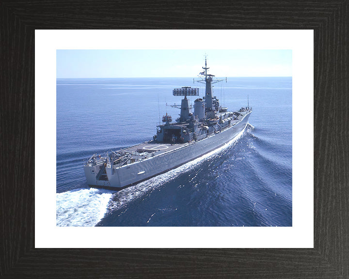 HMS Naiad F39 Royal Navy Leander class frigate Photo Print or Framed Photo Print - Hampshire Prints