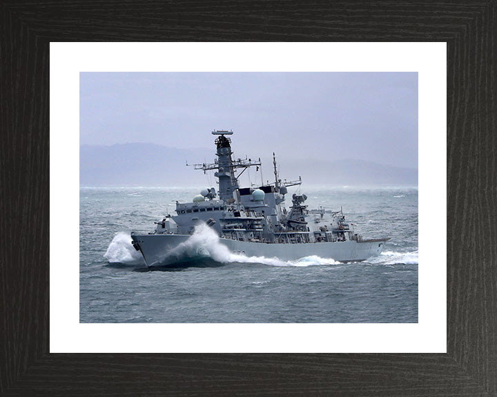 HMS Portland F79 Royal Navy Type 23 frigate Photo Print or Framed Print - Hampshire Prints