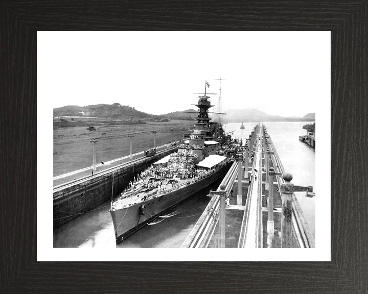 HMS Hood (51) Royal Navy Admiral class battlecruiser Photo Print or Framed Print - Hampshire Prints