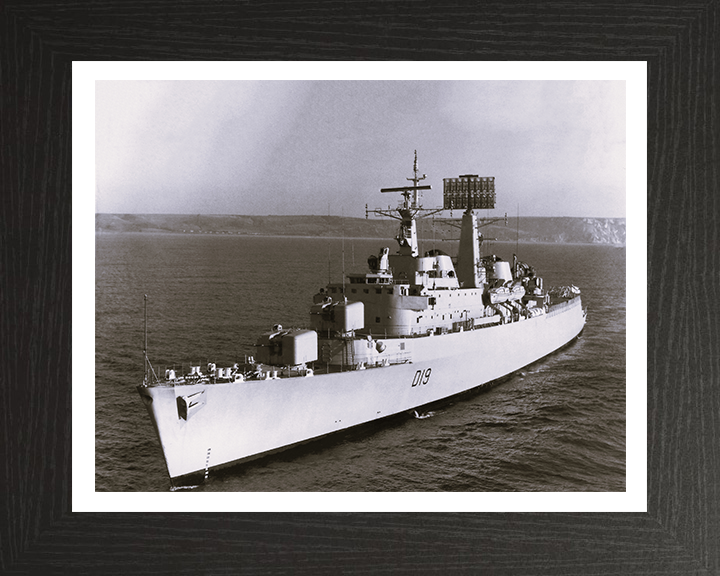 HMS Glamorgan D19 Royal Navy County class Destroyer Photo Print or Framed Print - Hampshire Prints