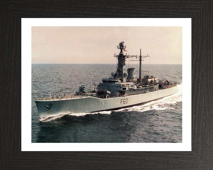 HMS Jupiter F60 Royal Navy Leander class frigate Photo Print or Framed Print - Hampshire Prints