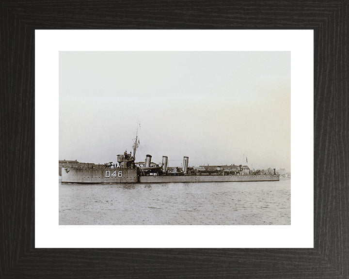 HMS Oracle 1915 Royal Navy Admiralty M class destroyer Photo Print or Framed Print - Hampshire Prints