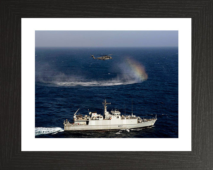 HMS Pembroke M107 Royal Navy Sandown class Mine Hunter Photo Print or Framed Photo Print - Hampshire Prints