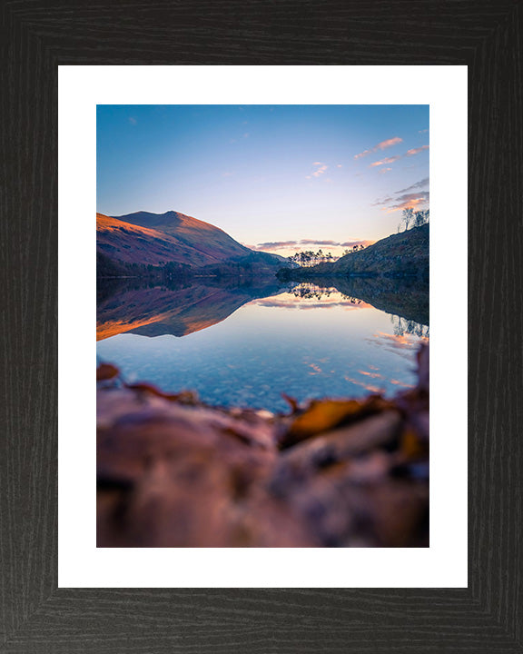 Thirlmere Allerdale the Lake District Cumbria at sunrise Photo Print - Canvas - Framed Photo Print - Hampshire Prints