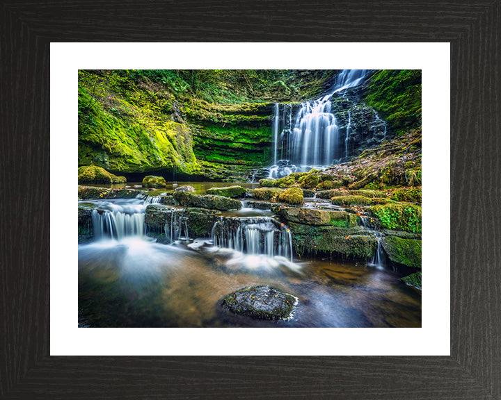 Scaleber Force Waterfall Yorkshire in Summer Photo Print - Canvas - Framed Photo Print - Hampshire Prints