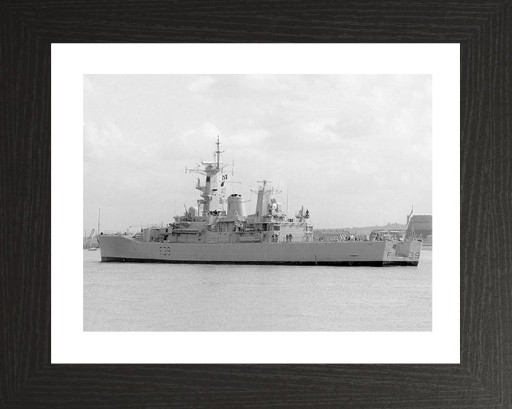 HMS Naiad F39 Royal Navy Leander class frigate Photo Print or Framed Photo Print - Hampshire Prints