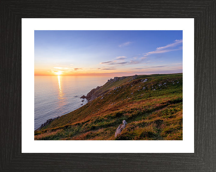 Lundy Island Devon at sunset Photo Print - Canvas - Framed Photo Print - Hampshire Prints